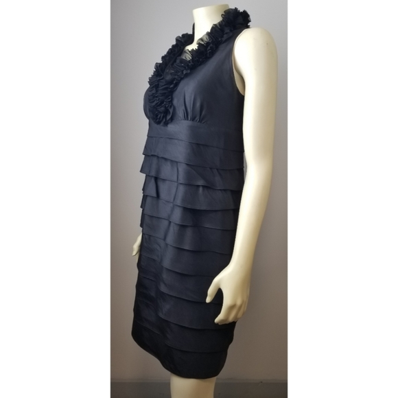 London Times Shutter Black Formal Dress, 4P✔️ - Picture 9 of 10